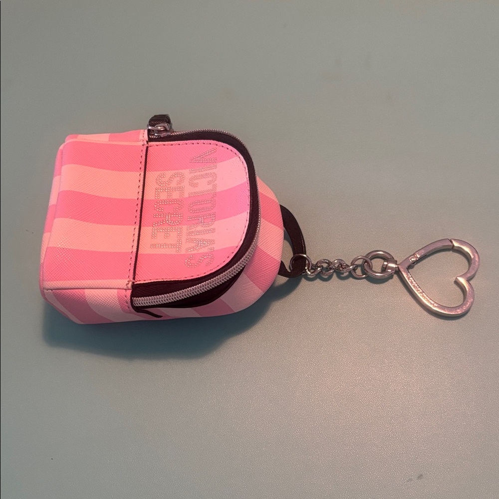 Victoria's Secret Pink Striped Cosmetic Case - Picture 2 of 7